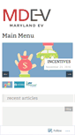 Mobile Screenshot of marylandev.org